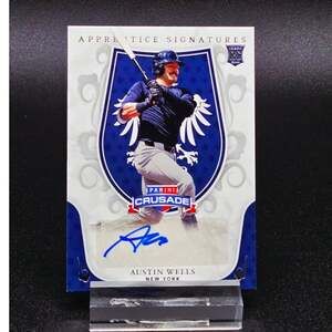 Austin Wells 2024 Crusade Apprentice RC Auto New York Yankees Rookie